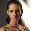 BOUGIE BEADS NECKLACE -TURQUOISE