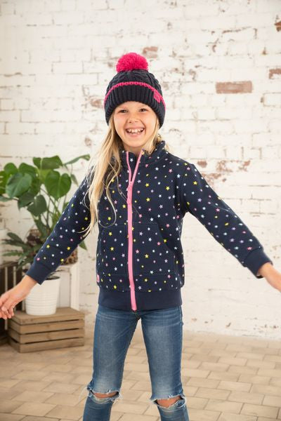 LIGHTHOUSE AVA GIRLS FULL ZIP STARS