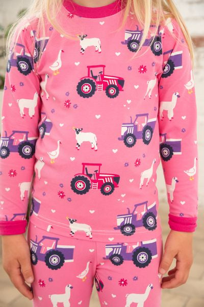 LIGHTHOUSE GIRLS PYJAMAS FARM