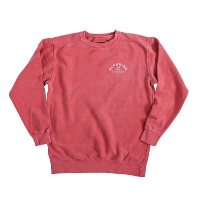 BLEUBIRD ORIGINAL CREW SWEATSHIRT-CRIMSON UNISEX