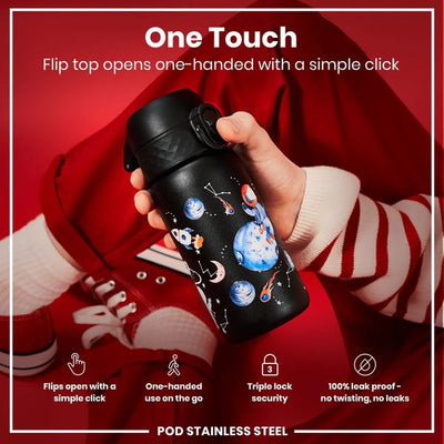 ION 8 WATER BOTTLE SPACE 400 ML  STEEL