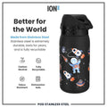 ION 8 WATER BOTTLE SPACE 400 ML  STEEL