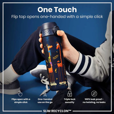 ION 8 WATER BOTTLE GIRAFFE 500 ML