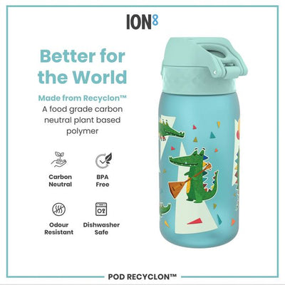ION 8 WATER BOTTLE CROODILES 350 ML