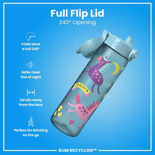 ION 8 WATER BOTTLE UNICORNS 500 ML