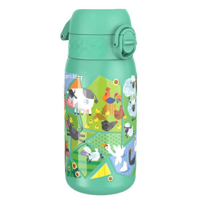 ION 8 WATER BOTTLE FARM ANMALS 400 ML  STEEL