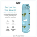 ION 8 WATER BOTTLE FIGHTERS 600 ML  STEEL