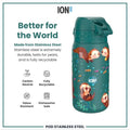 ION 8 WATER BOTTLE OTTERS 400 ML  STEEL