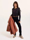 BRAKEBURN DARIA TOP -NAVY
