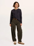 BRAKEBURN DARIA TOP -NAVY