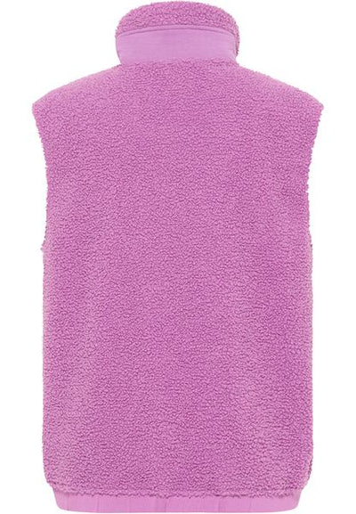 LEBEK ZIPPED GILLET 46060032 560-LILAC