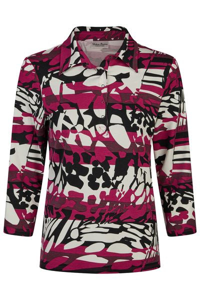 LEBEK L/S POLO SHIRT PATTERN 40640052