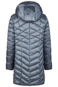 LEBEK ZIPPED QUITED HOODED 30460052-BLUE