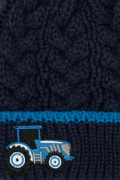 LIGHTHOUSE- BOBBLE HAT NAVY ROYAL