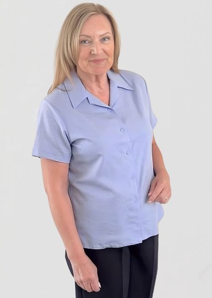 EMMA PLAIN BLOUSE S/S 400