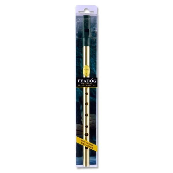 TIN WHISTLE BRASS KEY OF D F37010