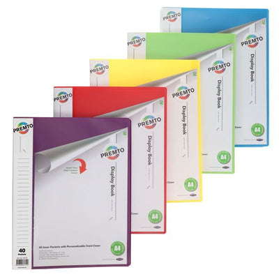 A4 40 PAGE DISPLAY BOOK 43122