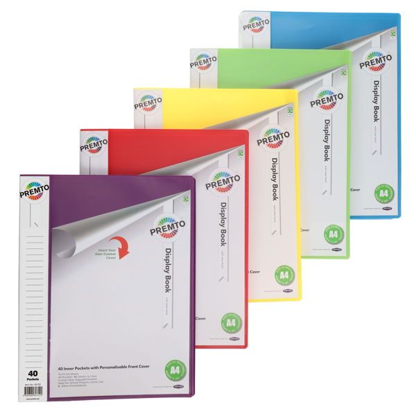 A4 40 PAGE DISPLAY BOOK 43122