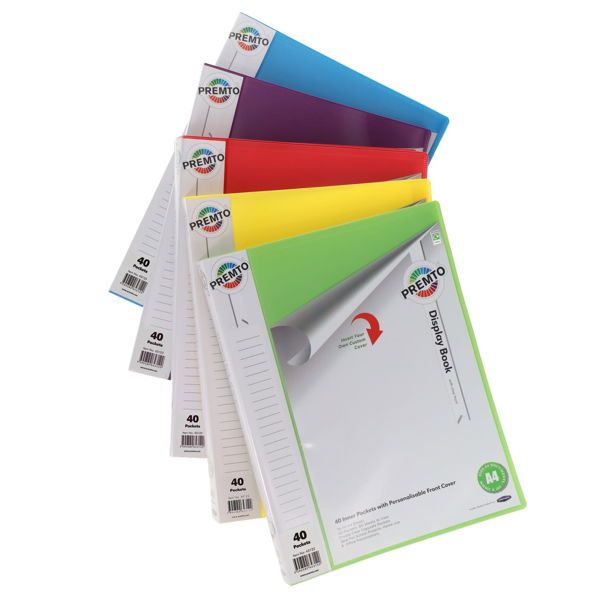 A4 40 PAGE DISPLAY BOOK 43122