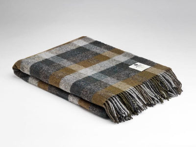 MCNUTT FOREST CHECK MERINO WOOL
