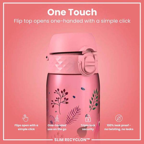 ION 8 WATER BOTTLE FLAMINGO 500 ML