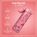 ION 8 WATER BOTTLE FLAMINGO 500 ML