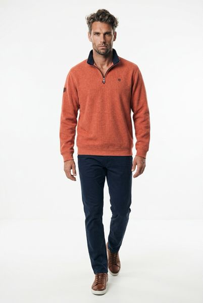 KESSLER 1/4 ZIP W26-RUST