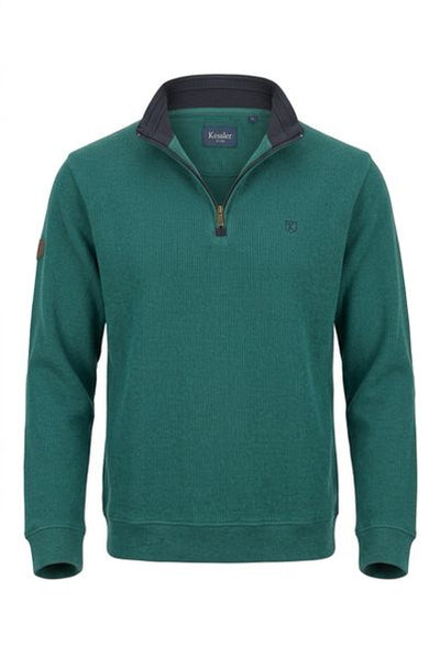 KESSLER 1/4 ZIP W26-FOREST