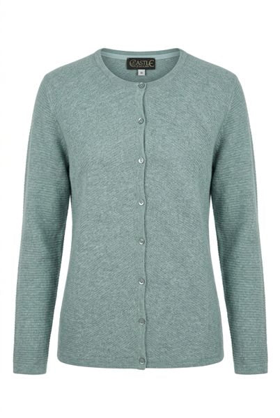 CASTLE FINE KNIT WOOL CASHMERE CB015-EGG SHELL