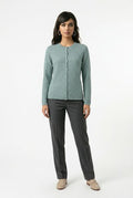 CASTLE FINE KNIT WOOL CASHMERE CB015-EGG SHELL