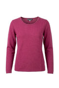 CASTLE FINE KNIT WOOL CASHMERE CB014-BERRY