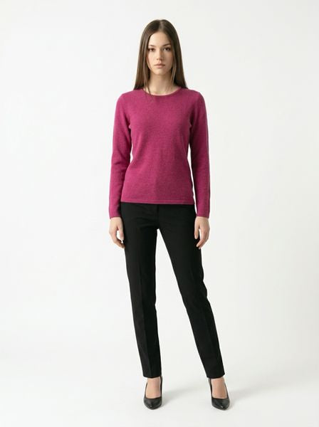CASTLE FINE KNIT WOOL CASHMERE CB014-BERRY