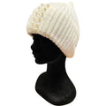 KNITTED HAT PEARL DETAIL 3117