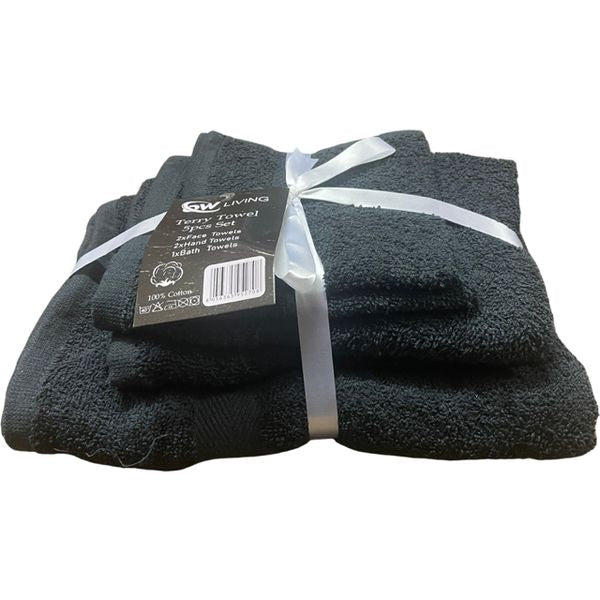 TOWEL BUNDLE-BLACK