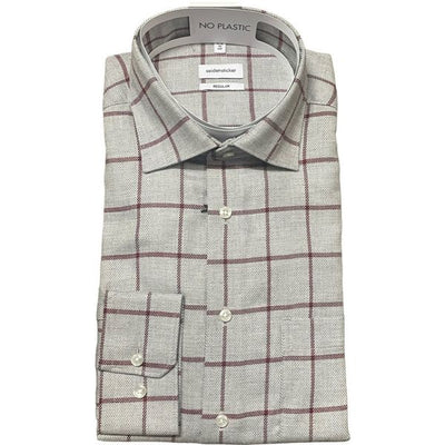 SEIDENSTICKER GREY WITH LARGE WINE CHECK 845495