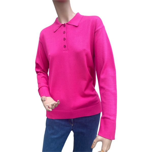 RABE COLLAR 3 BUTTON L/S KNIT 55-122625