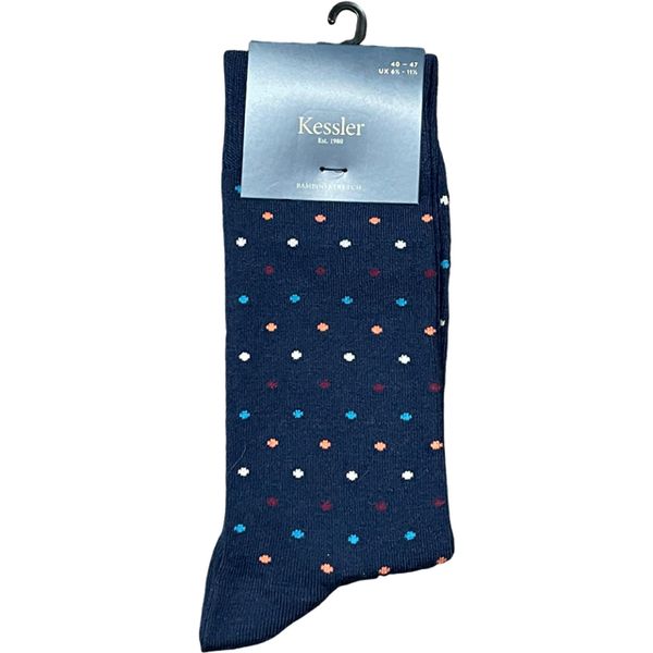 KESSLER SOCK-NAVY PATTERN