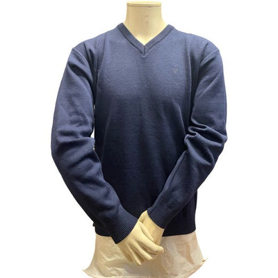 KESSLER PAUL V-NECK -NAVY