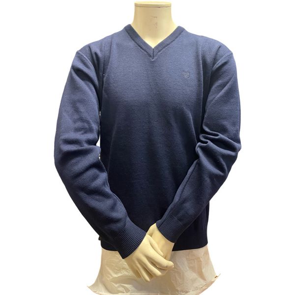 KESSLER PAUL V-NECK -NAVY
