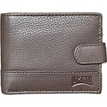 GENTS TWO TONE LEATHER WALLET JKL KBW-12-BROWN