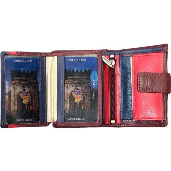 1942 WALLET-BURGANDY