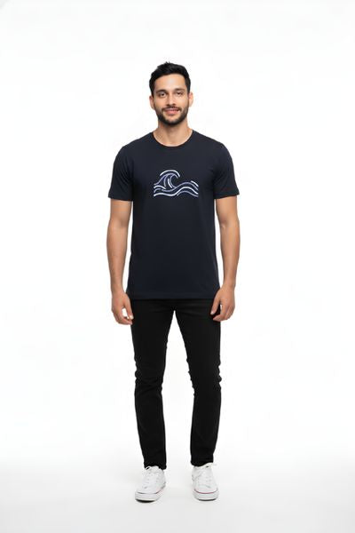 LOGO T-SHIRT 55384-NAVY