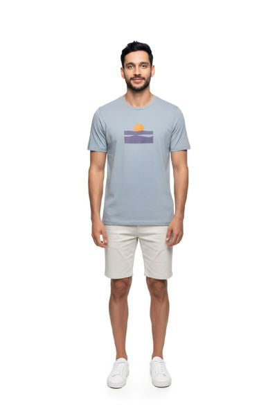 LOGO T-SHIRT 55384-BLUE