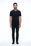 KESSLER PLAIN POLO WITH POCKET 301SS POLO-NAVY