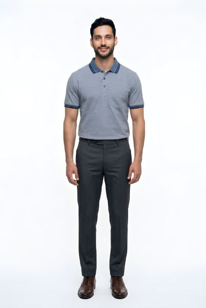 DRIFTERS POLO SHIRT WITH POCKET 55357-BLUE