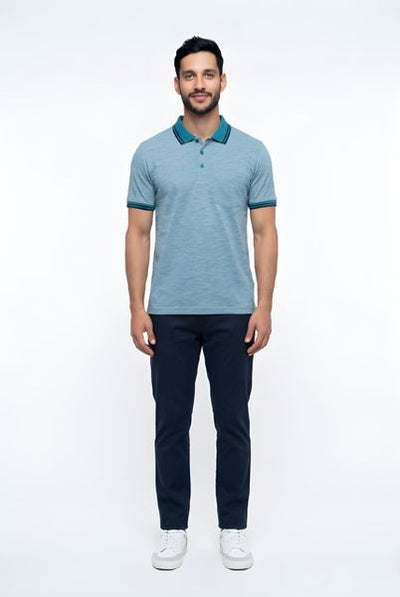 DRIFTERS POLO SHIRT WITH POCKET  55357-PETROL
