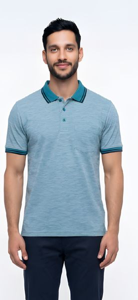 DRIFTERS POLO SHIRT WITH POCKET  55357-PETROL