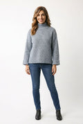 DEERPARK LADIES WOOL JUMPER SC32-CORNFLOWER