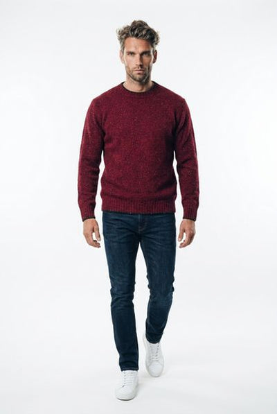 DEERPARK  DONEGAL SOFT JERSEY CREW FW25SC1-FIRE