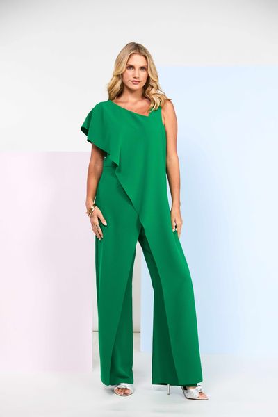 JUMPSUIT WITH OVER TOP KCS26149-EMERALD
